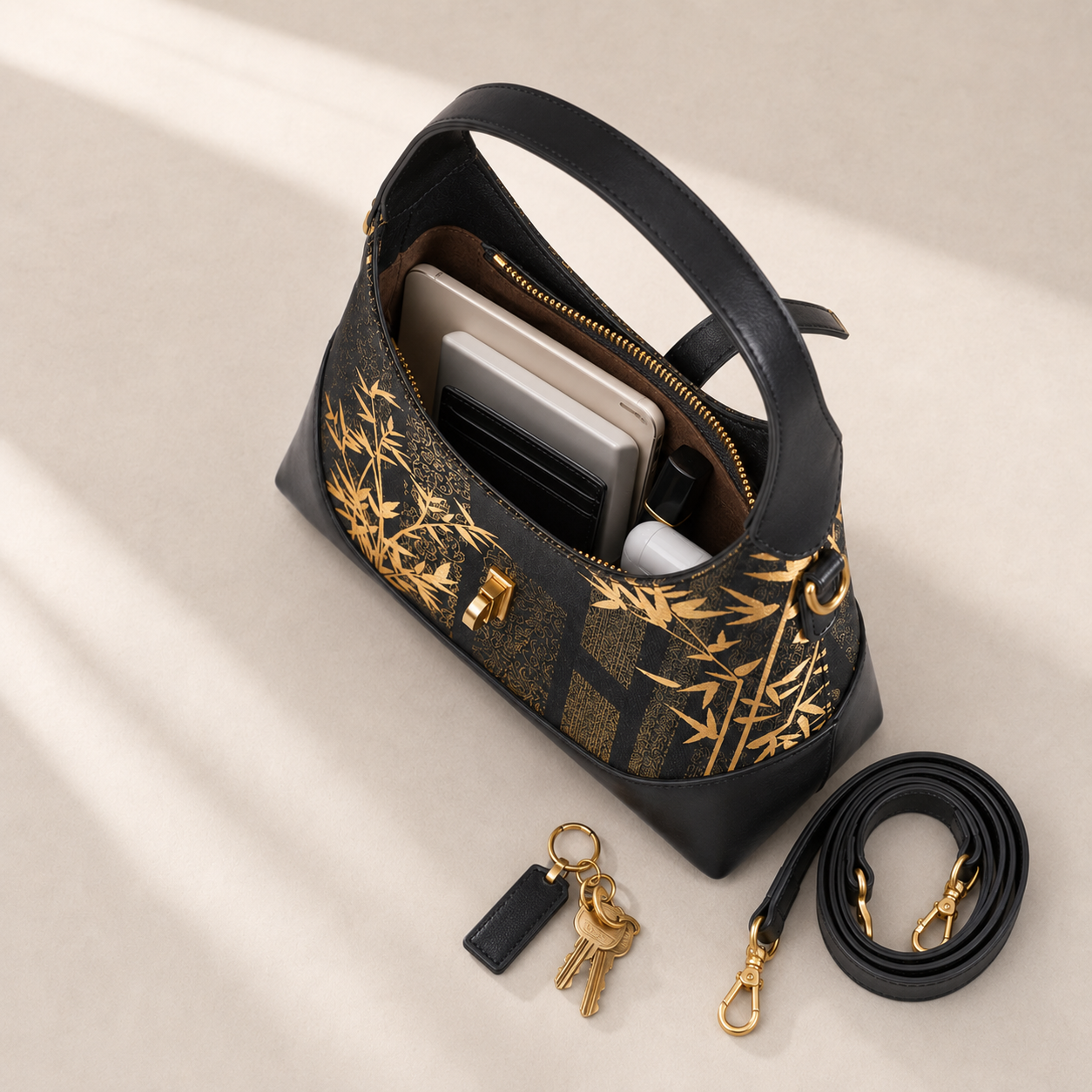 Golden Tidings — Stillwater Hobo Bag